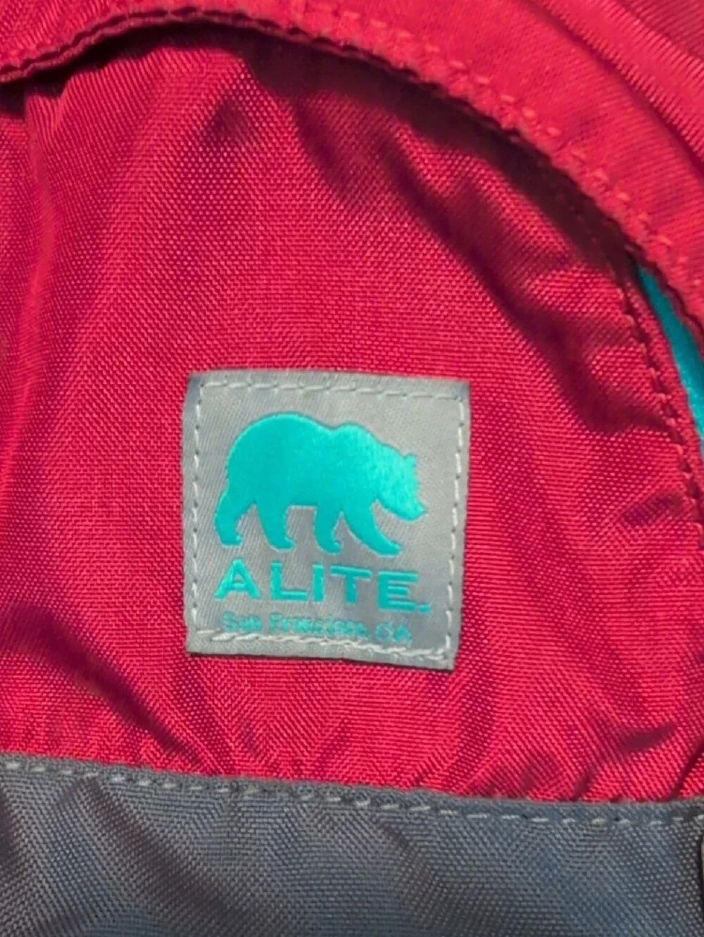 Alite Men's Maroon and Navy Casual Daypack Backpack